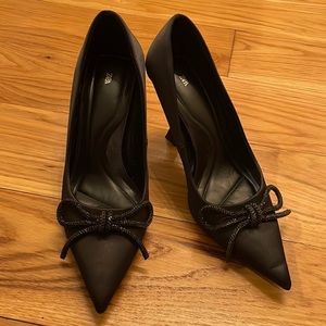 Zara black heels